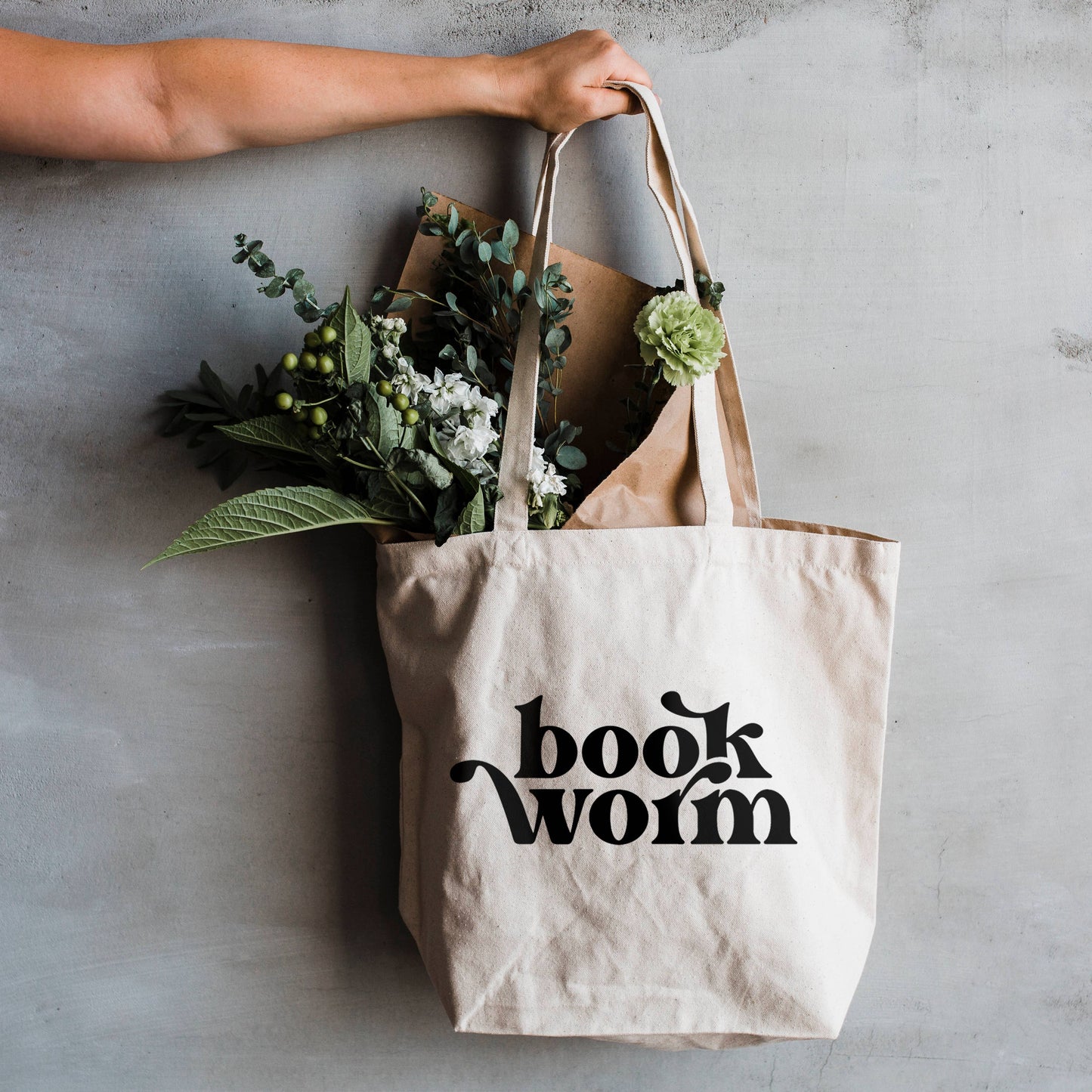 Bookworm Tote Bag