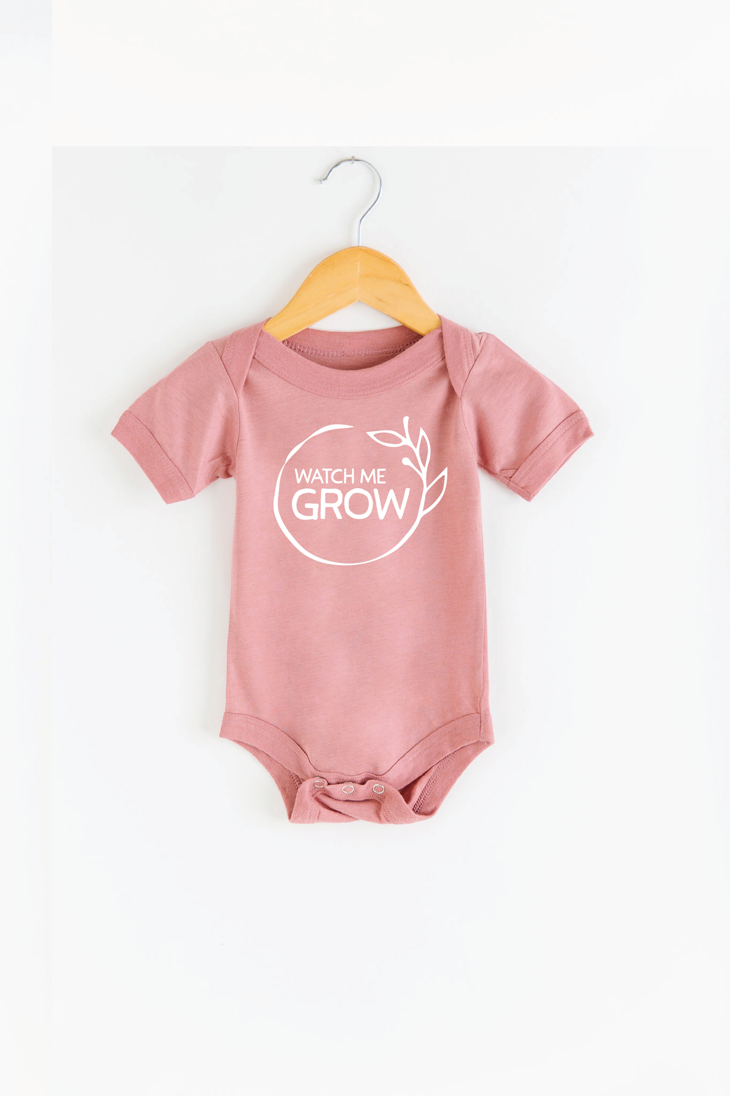 Watch Me Grow Baby Bodysuit Onesie Baby Clothing: CREAM / 6-12M ONESIE