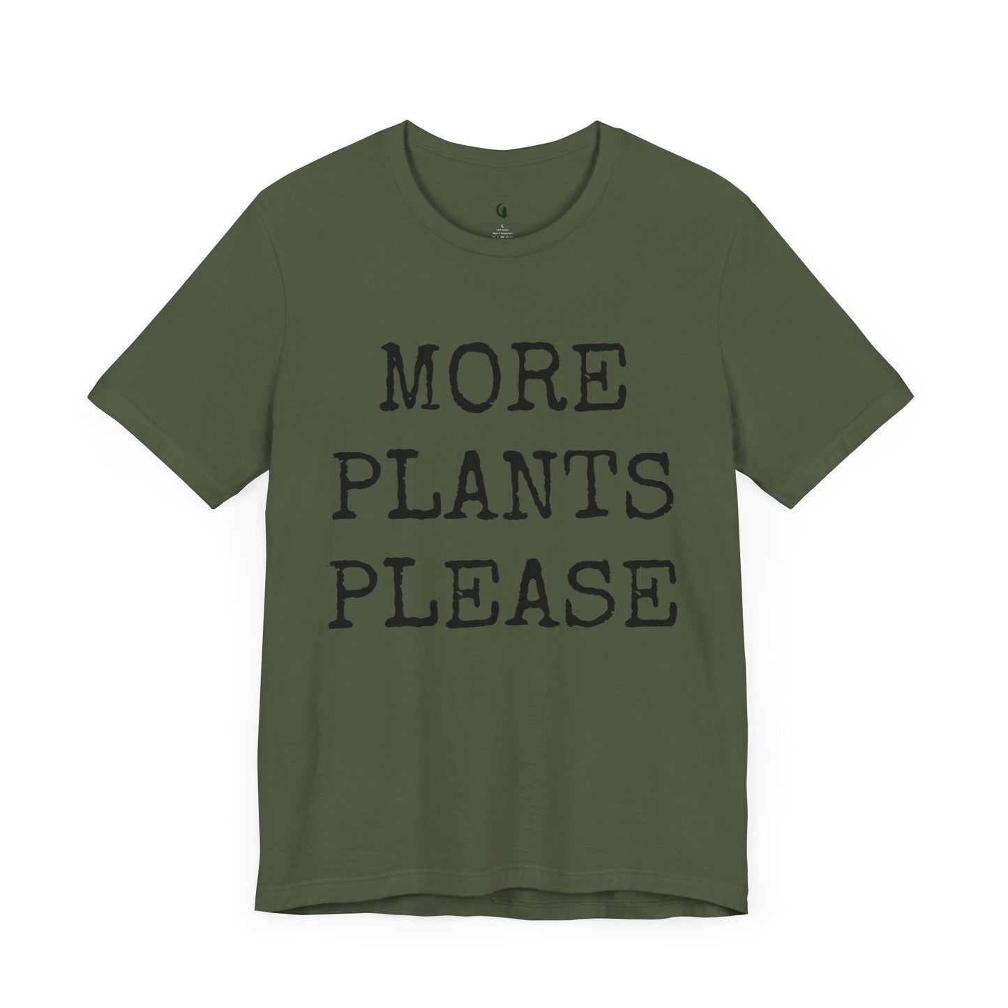 More Plants Please Unisex Tee, Plant Lover Shirt, Gardener T-Shirt, Indoor Plant Tee, Botanical Garden Top